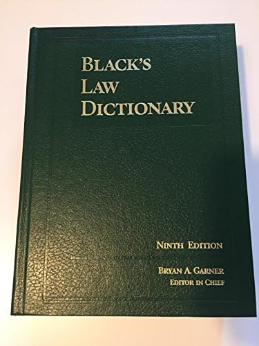 Amazon.com: Black's Law Dictionary, 8th Edition: 9780314151995